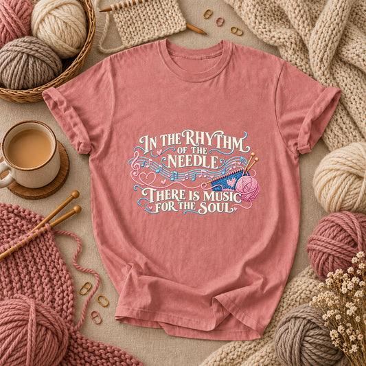 In The Rhythm Of The Needle There Is Music For The Soul T-Shirt