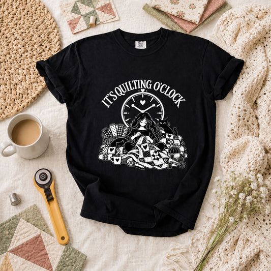 It's Quilting O'clock Cozy Night T-Shirt