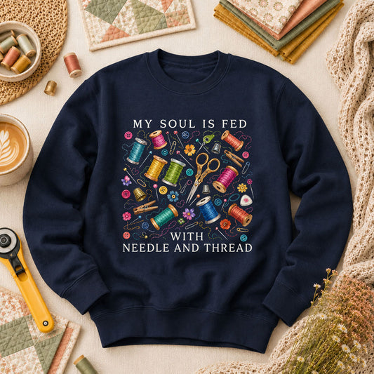 My Soul Is Fed With Needle And Thread Long Sleeve