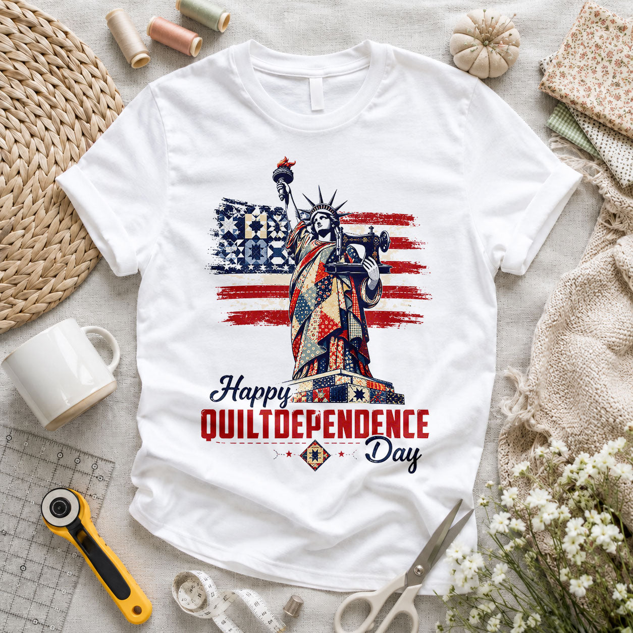 Quiltdependence Day Statue of Liberty - Pink view 6