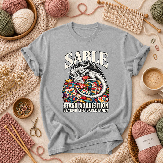 Sable Stash Acquisition Beyond Life Expectancy Dragon T-Shirt