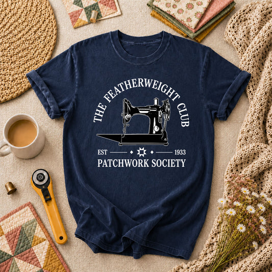 The Featherweight Club Patchwork Society 1933 T-Shirt