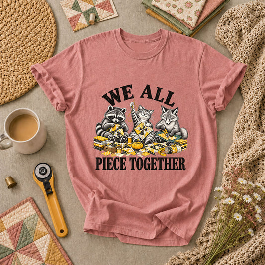 We All Piece Together Woodland Friends T-Shirt