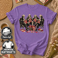 Skeletons Quilting Bee Circle T-Shirt