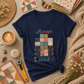 A Prayer Sewn Into Each Stitch Women's V-Neck