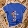 All I Need Today Is A Little Bit Of Quilting And A Whole Lot Of Jesus Women's V-Neck