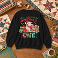All I Want For Quiltmas Is Ewe Santa Hat Sheep Sweatshirt