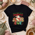 All I Want For Quiltmas Is Ewe Santa Hat Sheep Women's V-Neck