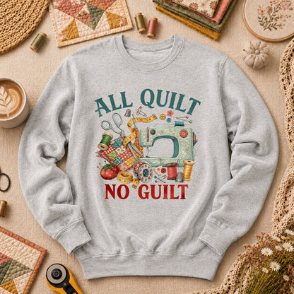All Quilt No Guilt Long Sleeve - Sport Grey