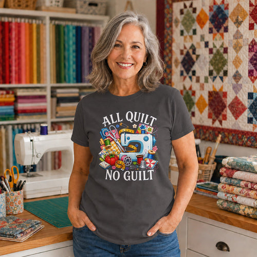 All Quilt No Guilt T-shirt