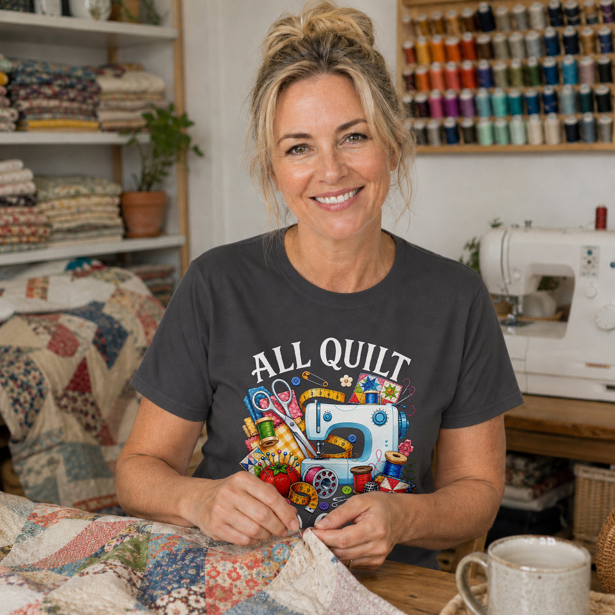 All Quilt No Guilt T-shirt