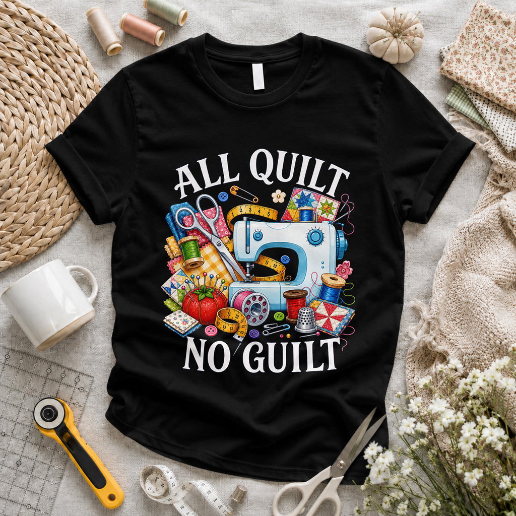 All Quilt No Guilt T-shirt