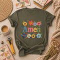 Amen Floral Quilted T-Shirt