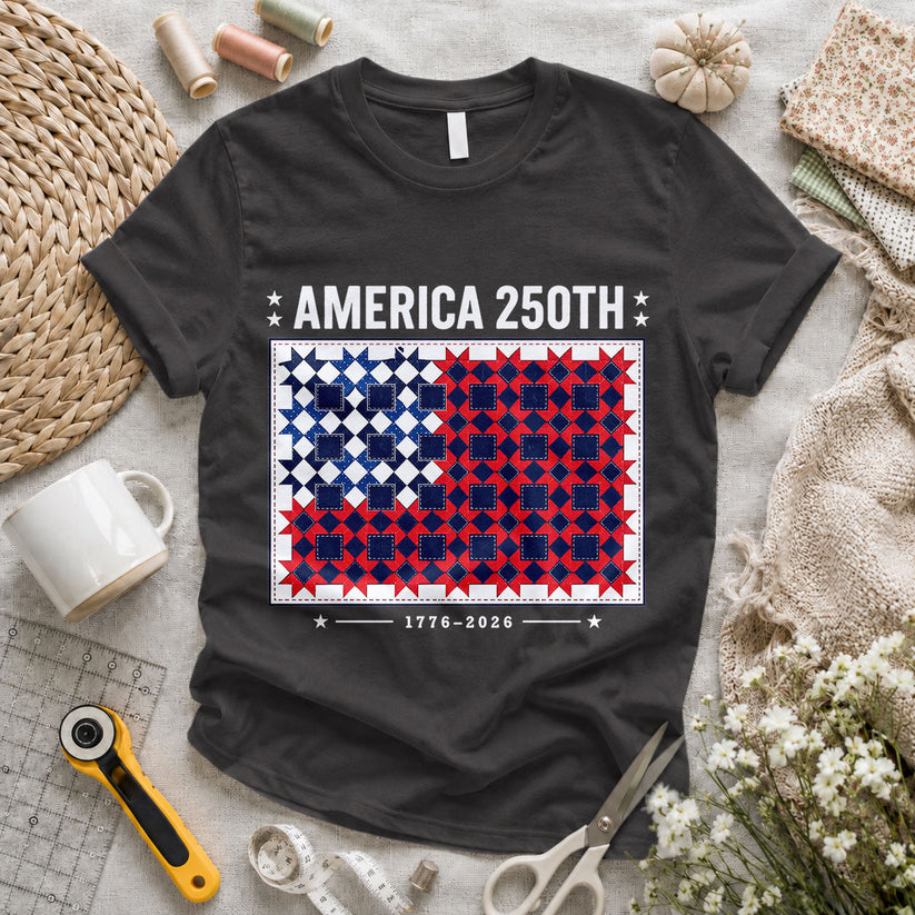 America 250 Vintage Quilted Numbers Freedom - Pink view 3