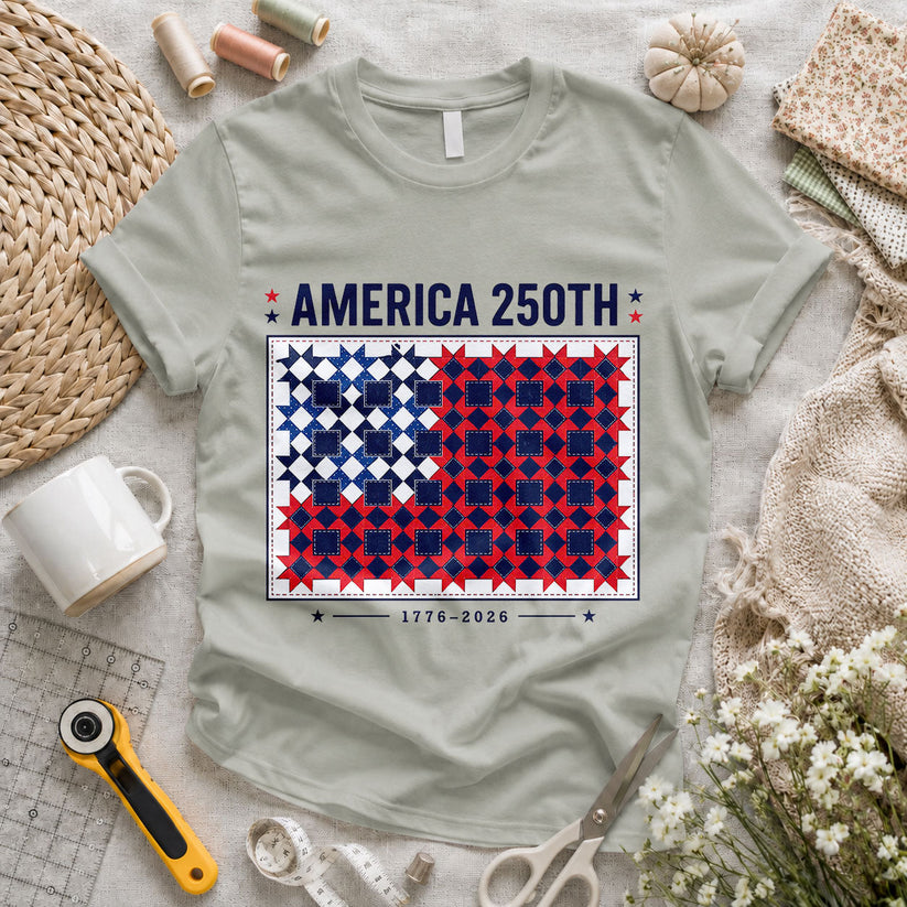 America 250 Vintage Quilted Numbers Freedom - Pink view 5