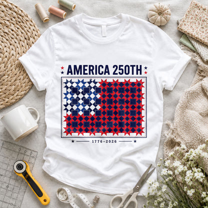 America 250 Vintage Quilted Numbers Freedom - Pink view 6
