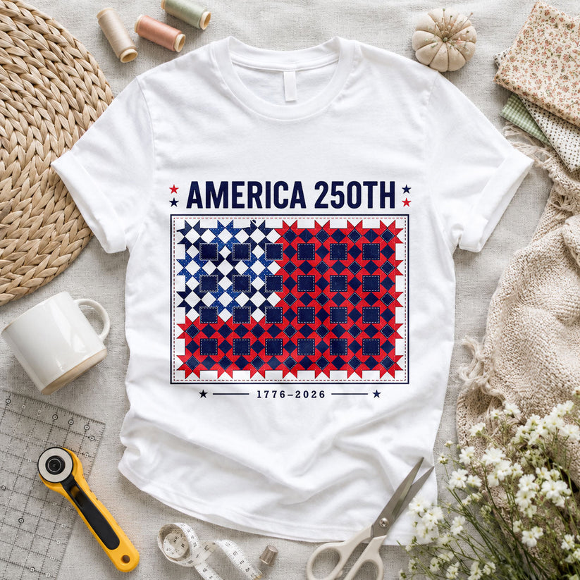 America 250 Vintage Quilted Numbers Freedom - Pink view 6
