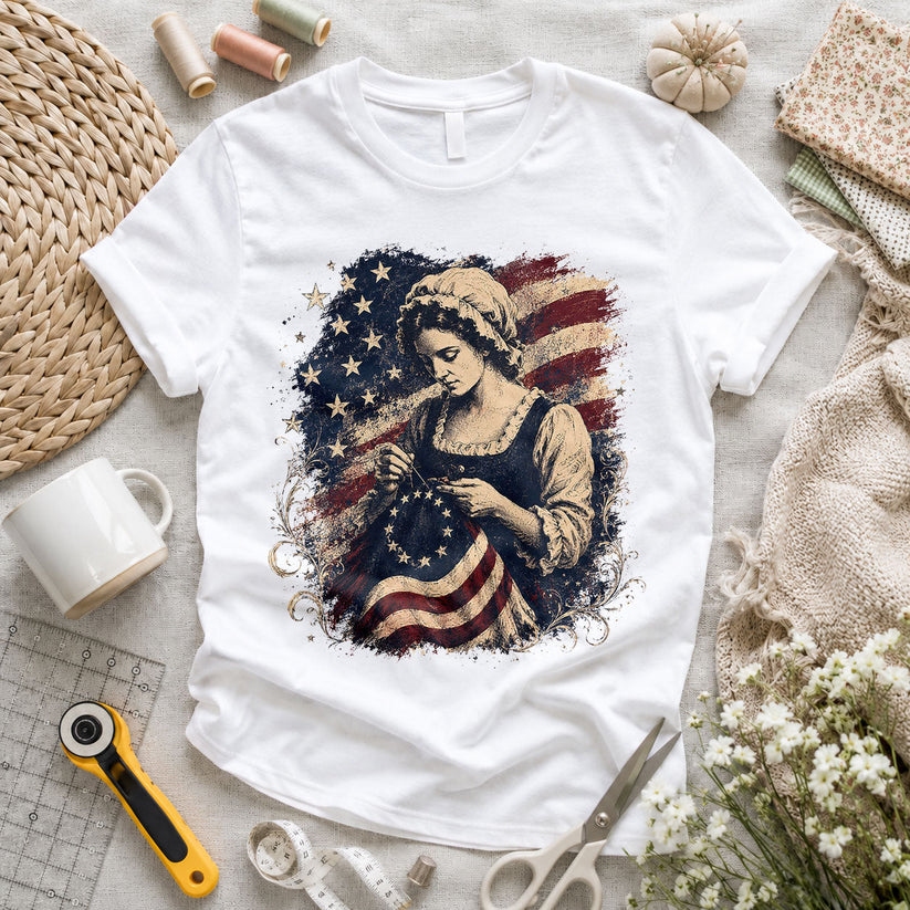 America 250 Years Freedom Quilt Star Block - Pink view 6