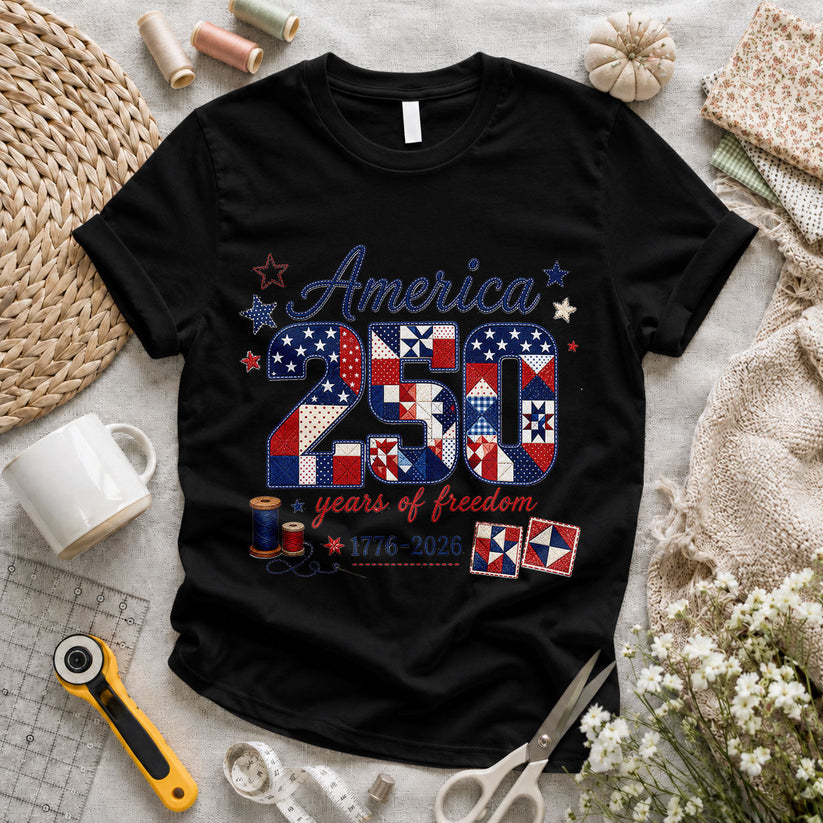 America's 250th Stitching Freedom Since 1776 - Pink view 4