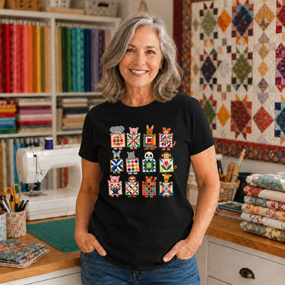 Animal Quilt Blocks T-shirt