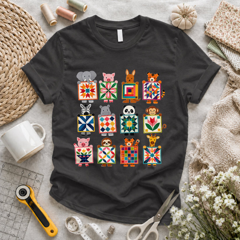 Animal Quilt Blocks T-shirt