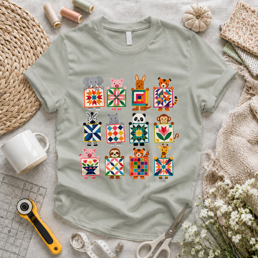 Animal Quilt Blocks T-shirt
