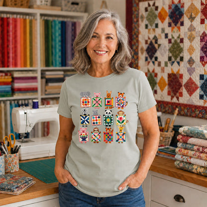 Animal Quilt Blocks T-shirt