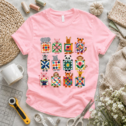 Animal Quilt Blocks T-shirt