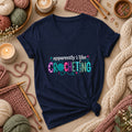 Apparently I Like Crocheting Women's V-Neck