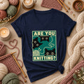 Are You Knitting Black Cats Women's V-Neck