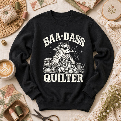 Baa-Dass Quilter Long Sleeve - Black