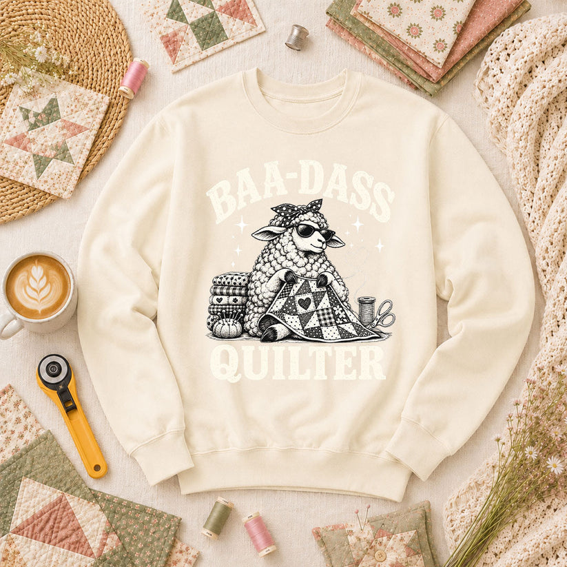 Baa-Dass Quilter Long Sleeve - Natural