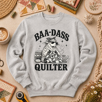 Baa-Dass Quilter Long Sleeve - Sport Grey
