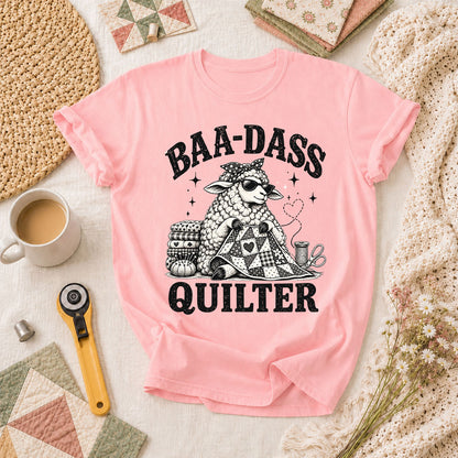 Baa-Dass Quilter T-Shirt - Pink