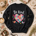 Be Kind Patchwork Heart Long Sleeve