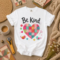 Be Kind Patchwork Heart T-Shirt
