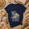 Beach Quilting Is The Best Quilting Raccoon Women's V-Neck