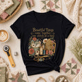 Beautiful Things Come Together One Stitch At A Time Women's V-Neck