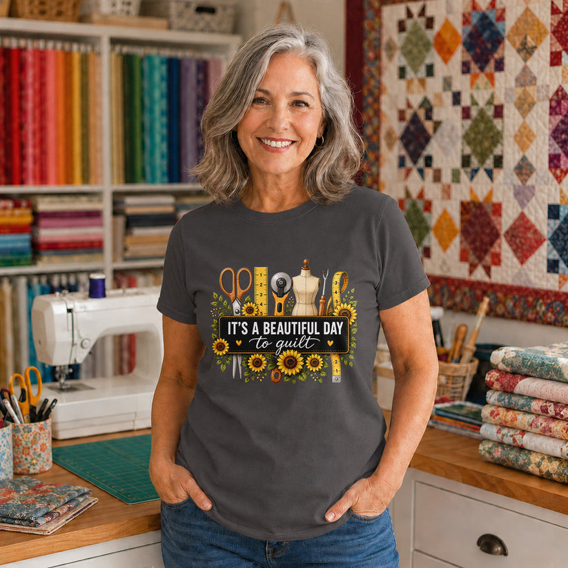 Beautiful Day To Quilt T-shirt