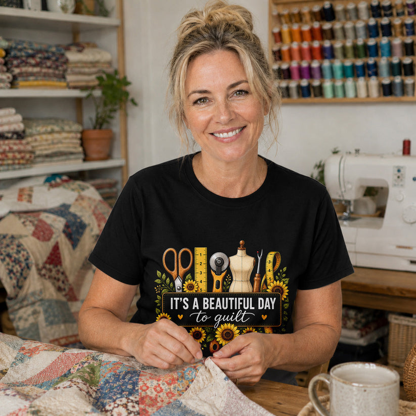Beautiful Day To Quilt T-shirt