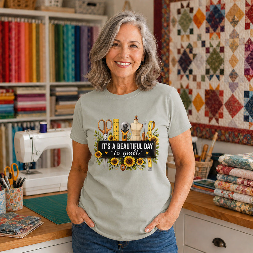 Beautiful Day To Quilt T-shirt