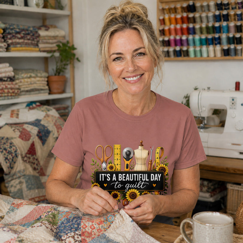 Beautiful Day To Quilt T-shirt
