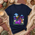 Bee With Lavender Yarn Basket Women's V-Neck