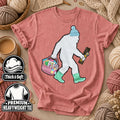 Bigfoot Quilter With Fabric Basket And Rotary Cutter T-Shirt