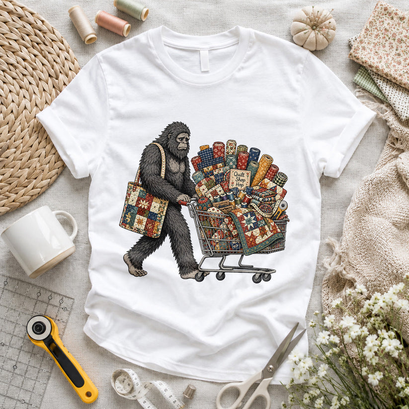 Bigfoot Fabric Cart T-shirt