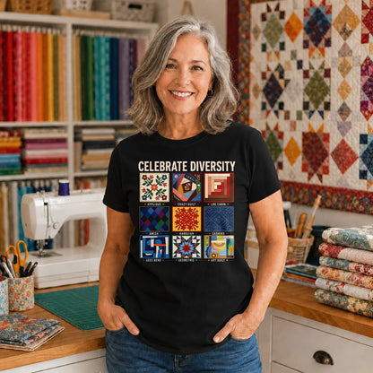 Celebrate Quilting Diversity T-shirt