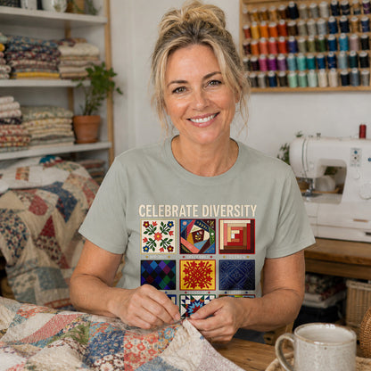 Celebrate Quilting Diversity T-shirt