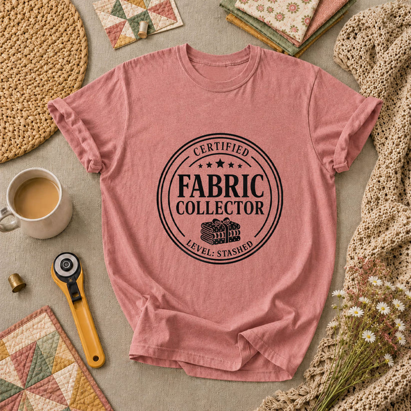 Certified Fabric Collector T-Shirt - Heather Mauve