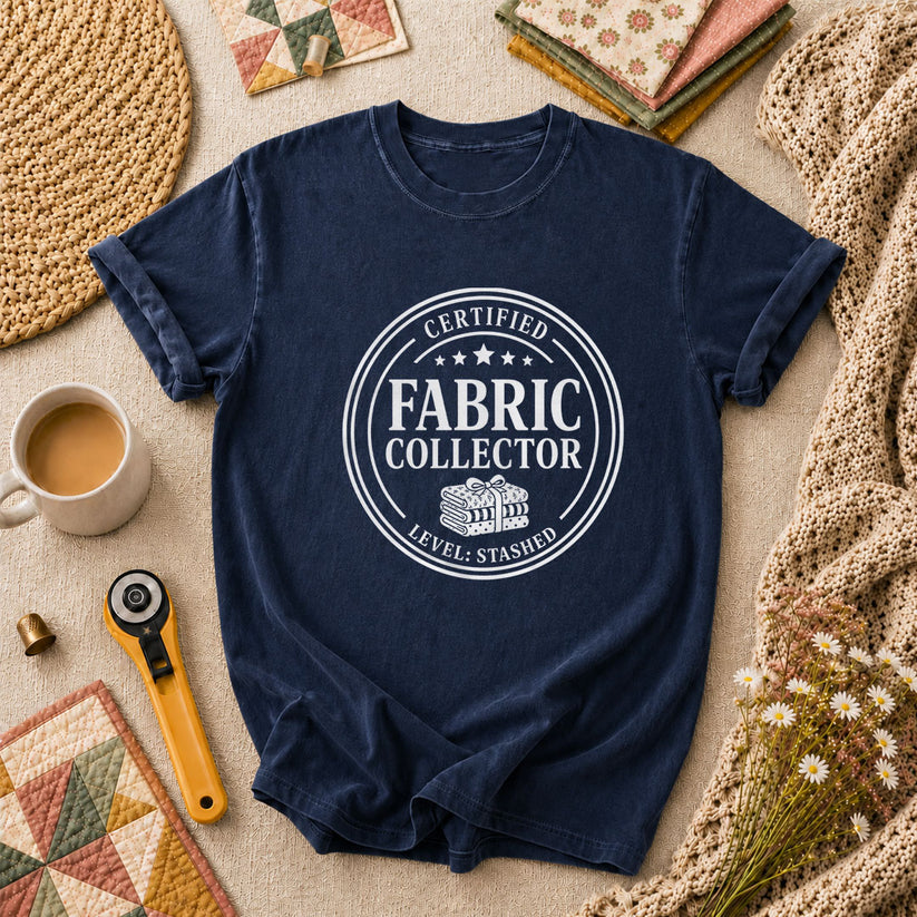Certified Fabric Collector T-Shirt - Navy