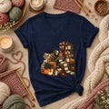 Cozy Scares Reaper Knitter Women's V-Neck